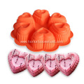 Silicone cake molds love shape